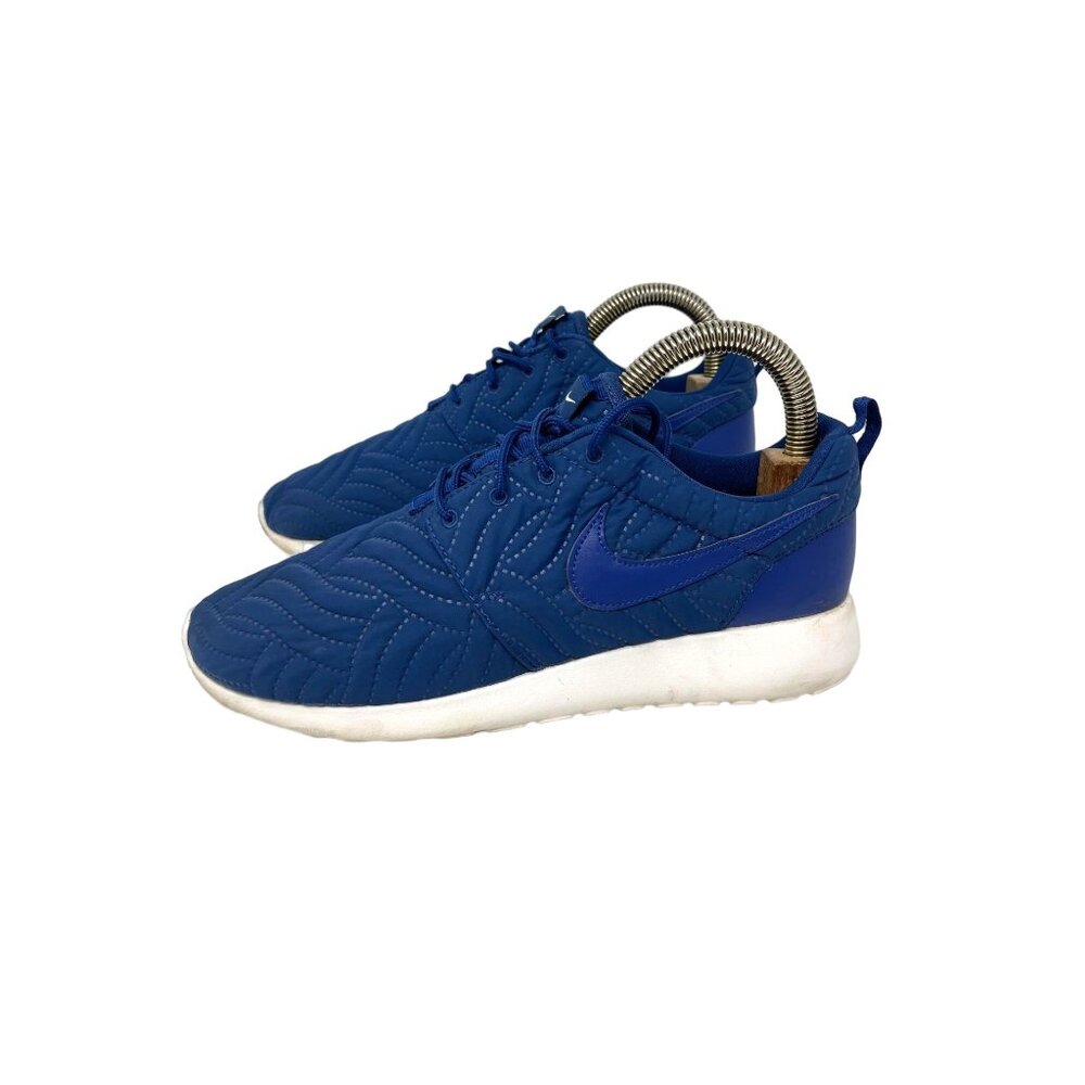Nike Women's Roshe One Premium Quilted Royal Blue Sneakers Size 9.5 833928-400
